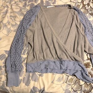 Free People Auxton Thermal wrap top